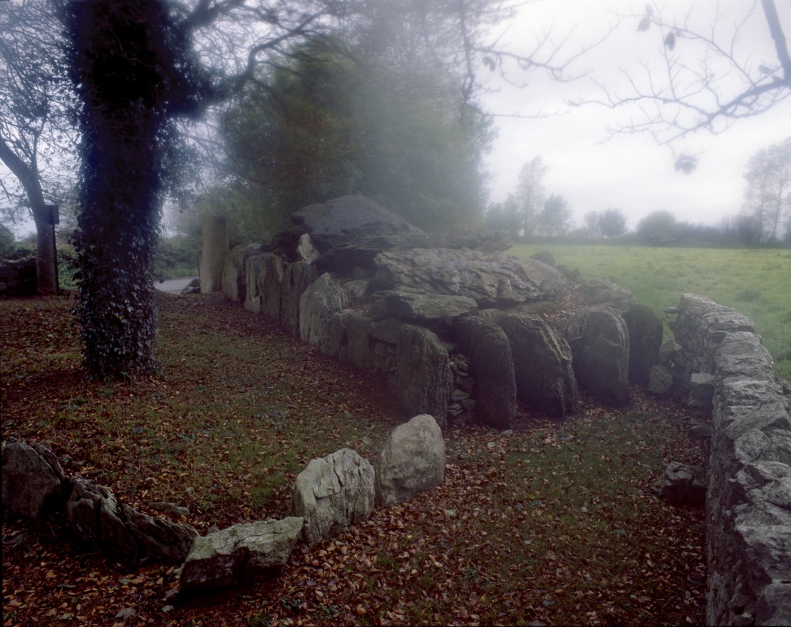 Leaba na Cailleach, Bed of the Witch, fermoy, Co.Cork, a Bronze-Age tomb that contained, when excavated, a primary burial of a headless woman, probably the ancestor of the tribal group on whose lands the tomb lies.